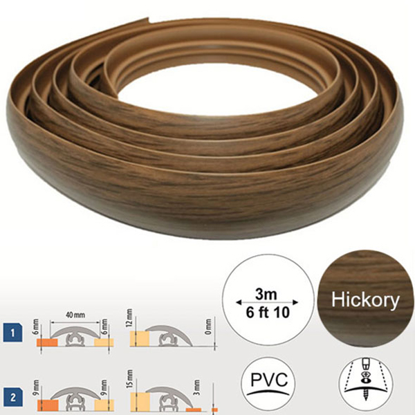 PVC Flexible Door Threshold Transition Strip for Flooring