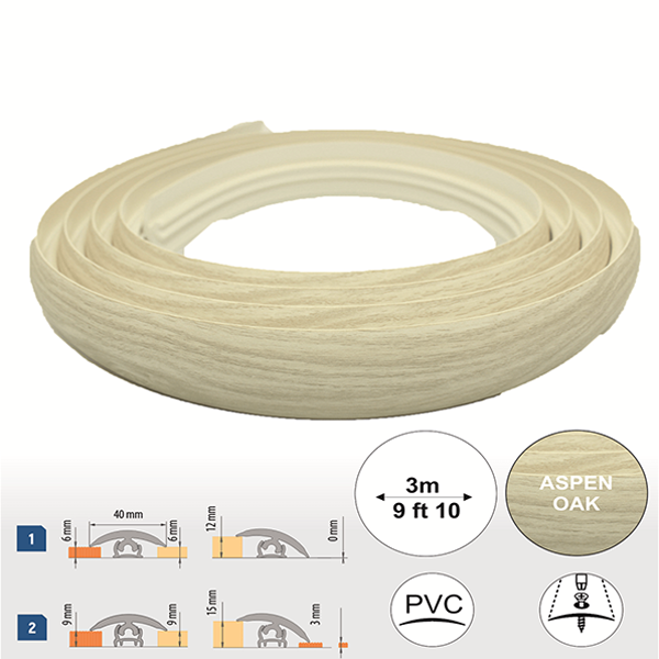 PVC Flexible Door Threshold Transition Strip for Flooring