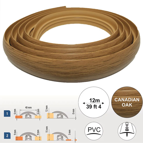 PVC Flexible Door Threshold Transition Strip for Flooring