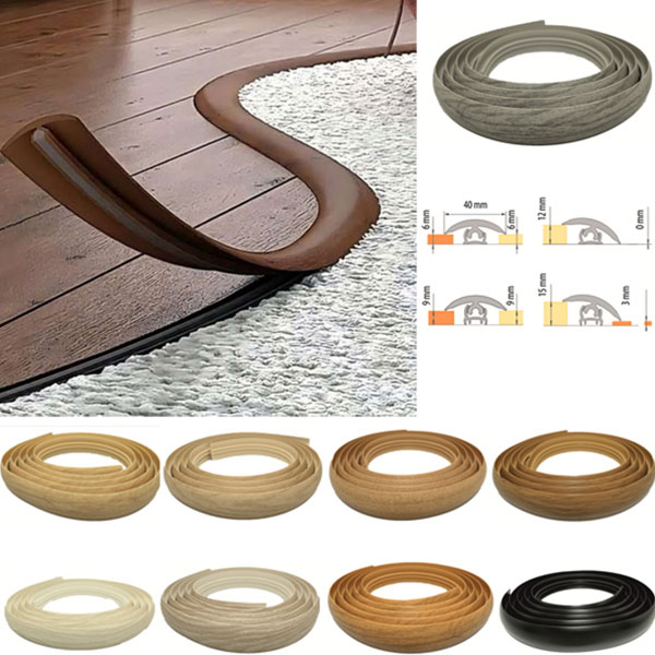 PVC Flexible Door Threshold Transition Strip for Flooring