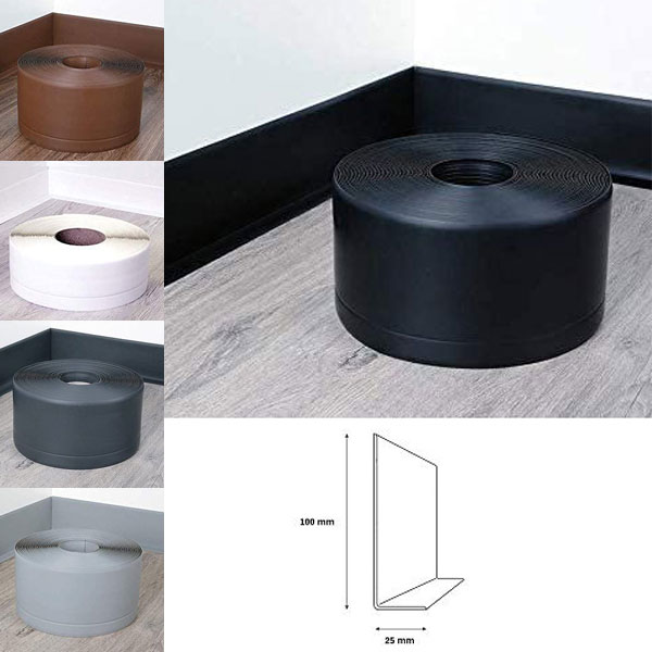 PVC Flexible Skirting Board Tape for Floors & Walls