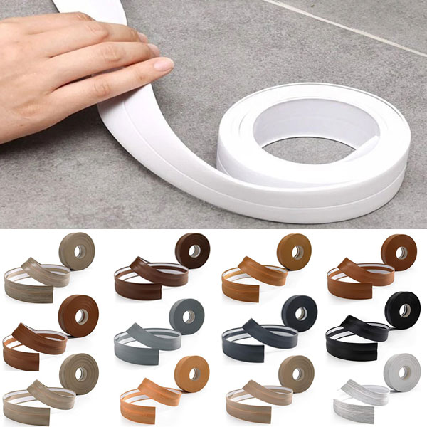 Self Adhesive PVC Flexible Skirting Board Strip For Floor Wall Joint