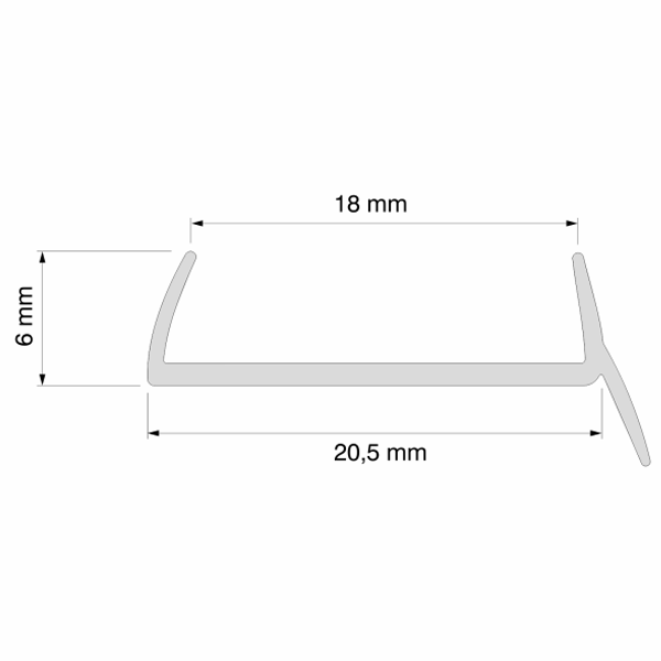 UPVC Kitchen Plinth Sealing StripS For Furniture