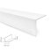 PVC Plastic Corner 90 Degree Angle Trim White 1m Long