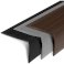 PVC L Shape Stair Nosing Edge Trim Profile For All Flooring Types