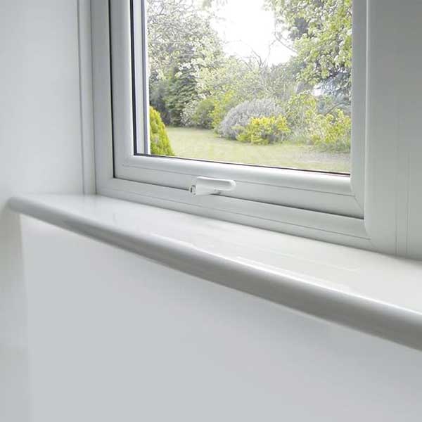  PVC Window Cill 1.25m Bullnose Capping Board Internal Plastic Cover