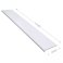  PVC Window Cill 1.25m Bullnose Capping Board Internal Plastic Cover