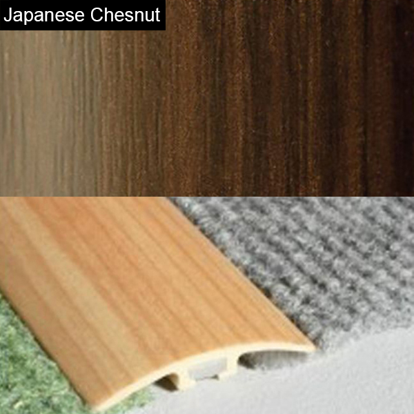 PVC Wood Effect Door Threshold Trim for Flooring