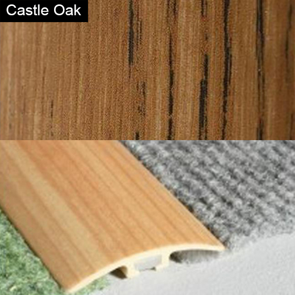 PVC Wood Effect Door Threshold Trim for Flooring