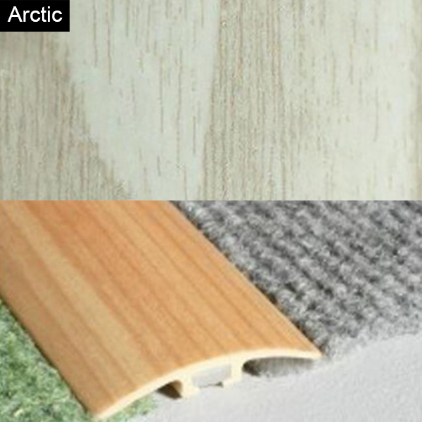 PVC Wood Effect Door Threshold Trim for Flooring