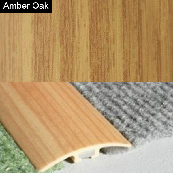 PVC Wood Effect Door Threshold Trim for Flooring