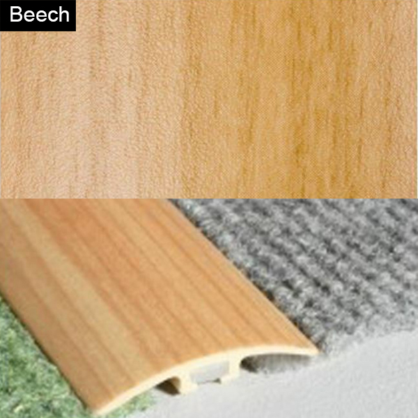 PVC Wood Effect Door Threshold Trim for Flooring