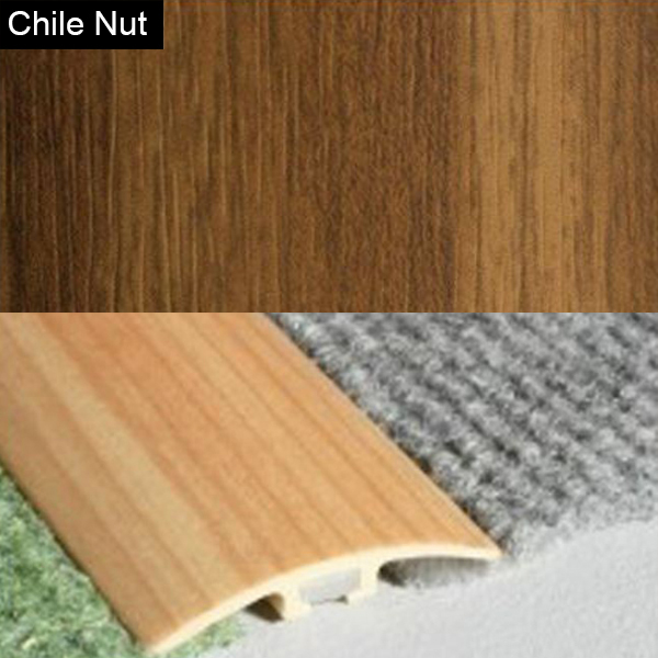 PVC Wood Effect Door Threshold Trim for Flooring