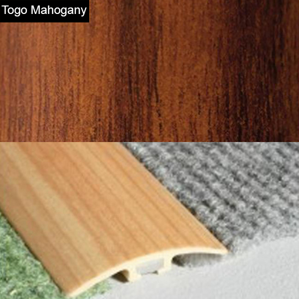 PVC Wood Effect Door Threshold Trim for Flooring