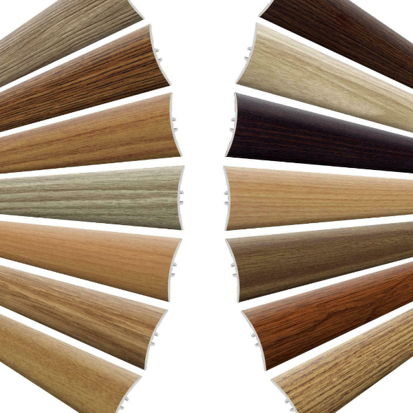 PVC Wood Effect Door Threshold Trim for Flooring