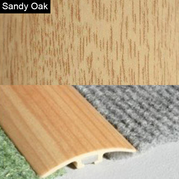 PVC Wood Effect Door Threshold Trim for Flooring