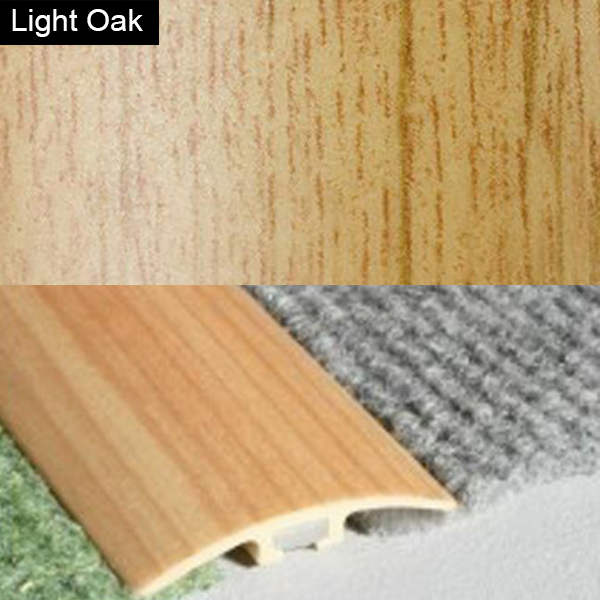 PVC Wood Effect Door Threshold Trim for Flooring