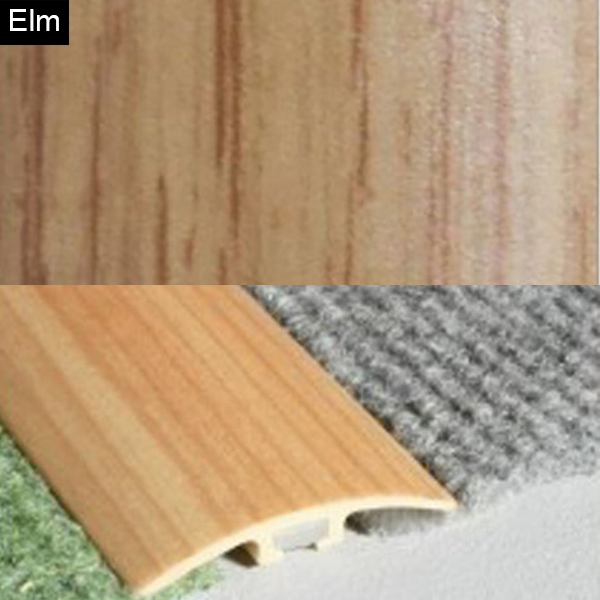 PVC Wood Effect Door Threshold Trim for Flooring