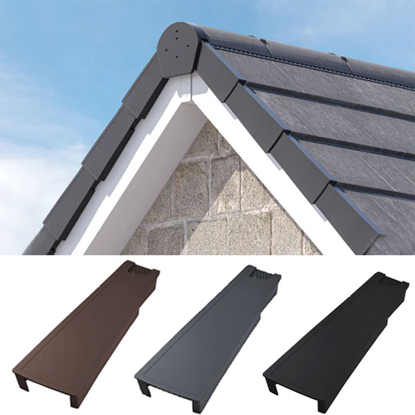 Round Dry Verge PVC U Edge Roof Kit