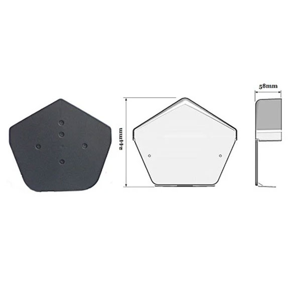 Square Dry Verge PVC U Edge Roof Kit