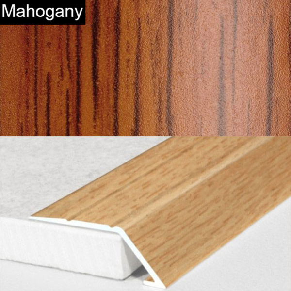 Self Adhesive Aluminium Door Threshold Ramp with Wood Effect
