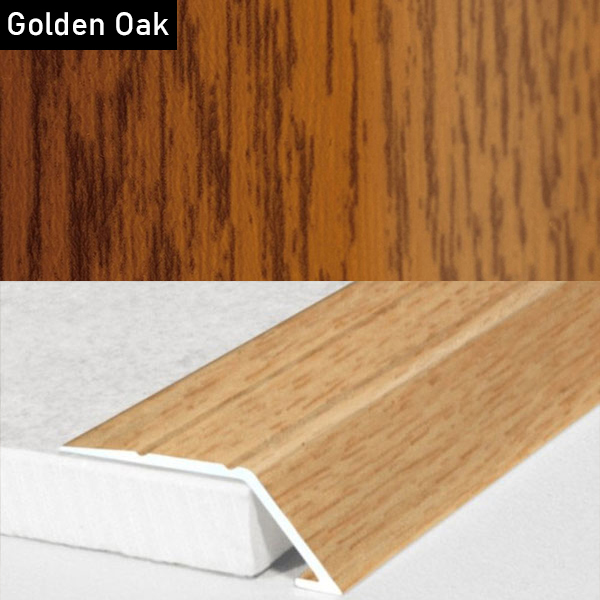 Self Adhesive Aluminium Door Threshold Ramp with Wood Effect