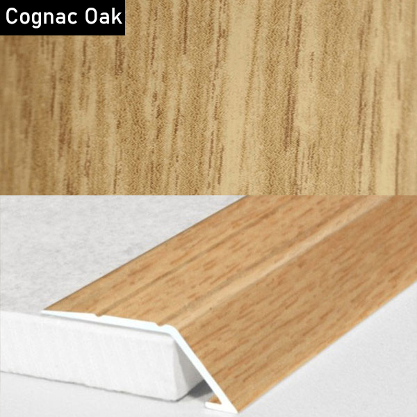 Self Adhesive Aluminium Door Threshold Ramp with Wood Effect