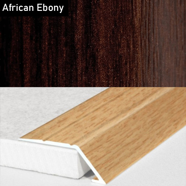 Self Adhesive Aluminium Door Threshold Ramp with Wood Effect
