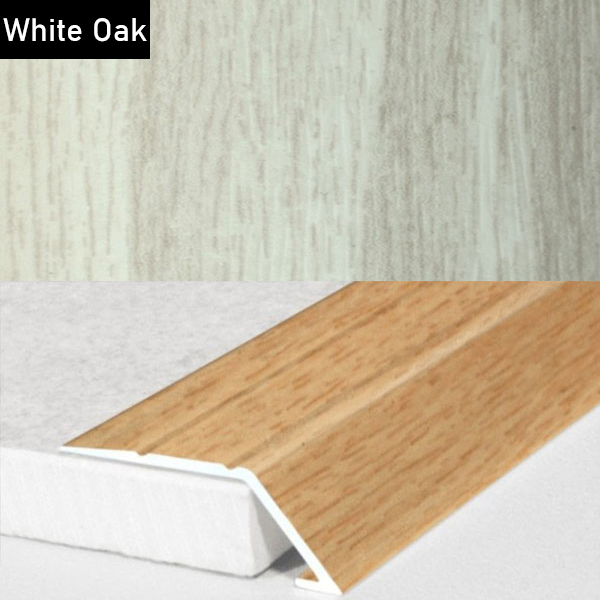 Self Adhesive Aluminium Door Threshold Ramp with Wood Effect
