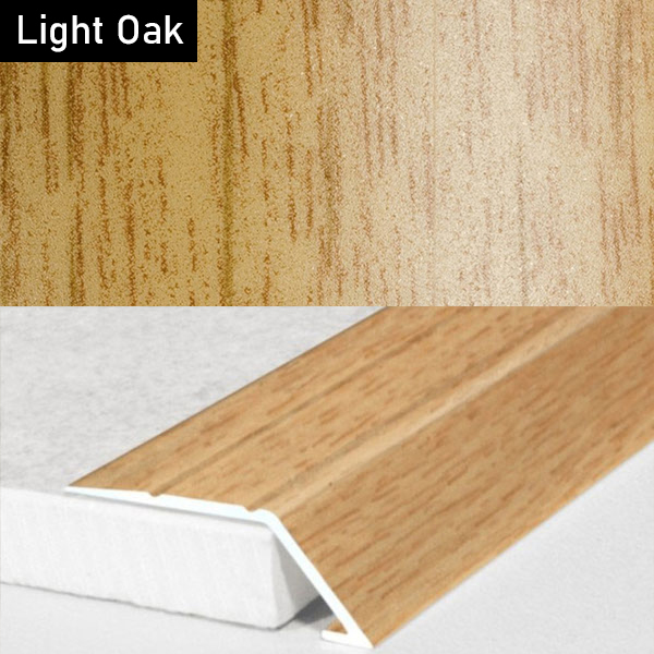 Self Adhesive Aluminium Door Threshold Ramp with Wood Effect