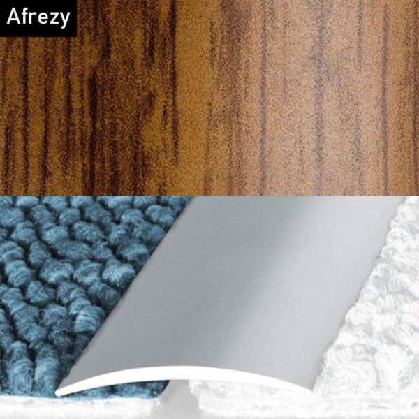 Self Adhesive Aluminium Door Threshold Wood Effect Flat Strip