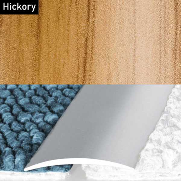 Self Adhesive Aluminium Door Threshold Wood Effect Flat Strip