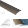 Aluminium Self Adhesive Door Thresholds For Connecting Wooden & Carpet Floors