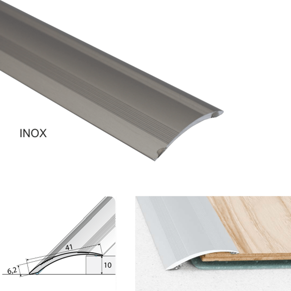 Aluminium Self Adhesive Door Thresholds For Wooden & Carpet Vinyl Flooring