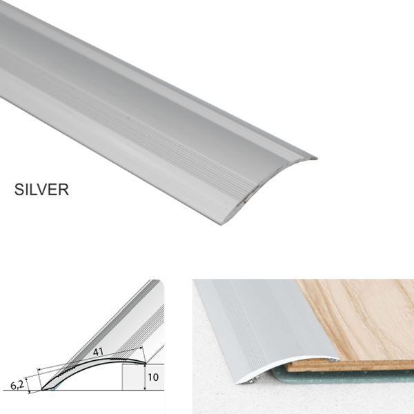 Aluminium Self Adhesive Door Thresholds For Wooden & Carpet Vinyl Flooring