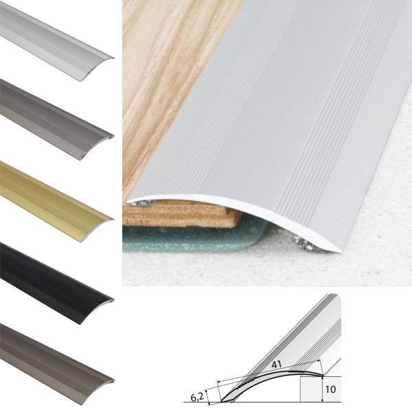 Aluminium Self Adhesive Door Thresholds For Wooden & Carpet Vinyl Flooring