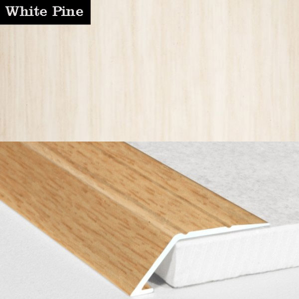 Aluminium Self Adhesive Wood Effect Door Threshold Ramp  