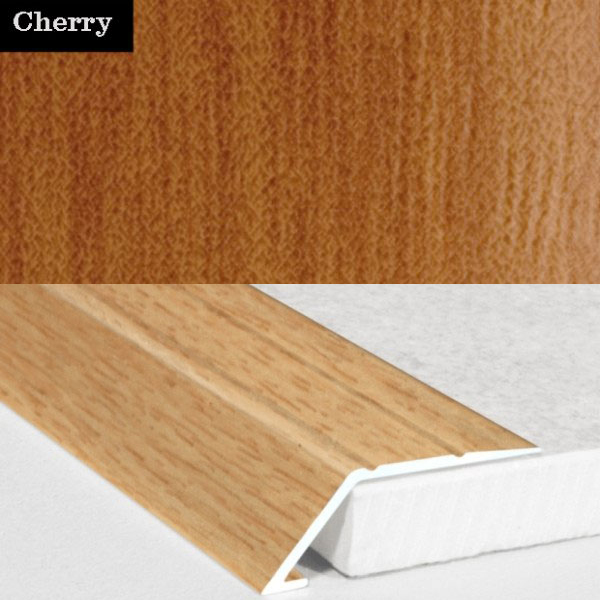 Aluminium Self Adhesive Wood Effect Door Threshold Ramp  