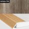 Aluminium Self Adhesive Wood Effect Door Threshold Ramp  