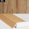 Aluminium Self Adhesive Wood Effect Door Threshold Ramp  