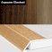 Aluminium Self Adhesive Wood Effect Door Threshold Ramp  