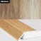 Aluminium Self Adhesive Wood Effect Door Threshold Ramp  