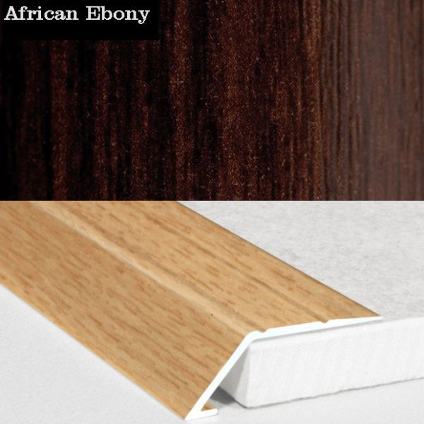 Aluminium Self Adhesive Wood Effect Door Threshold Ramp  