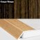 Aluminium Self Adhesive Wood Effect Door Threshold Ramp  