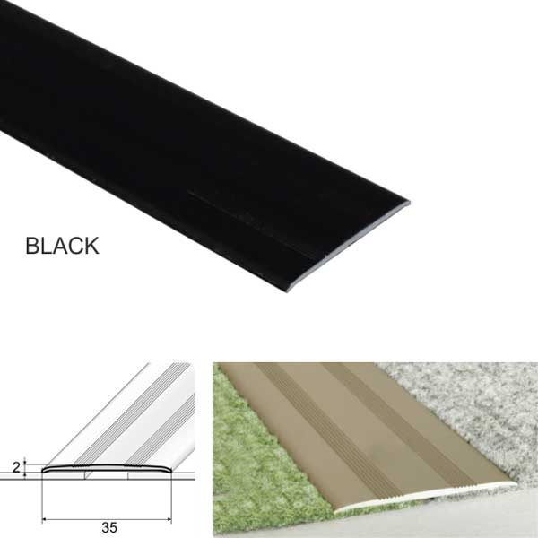 Self Adhesive Flat Aluminium Door Thresholds Floor Trim