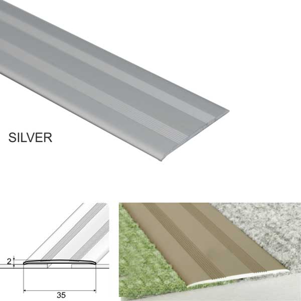 Self Adhesive Flat Aluminium Door Thresholds Floor Trim