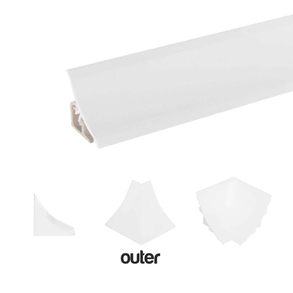 PVC Countertop Splashback Edging Trim Profile for Worktop Profile Strip