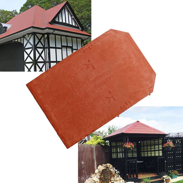 Plastic Slate Tiles Synthetic Tapco Roof Shingles