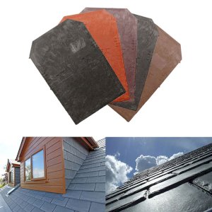 Plastic Slate Tiles Synthetic Tapco Roof Shingles