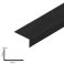 Unequal Angle Plastic Trim PVC Cover Strip Rigid Corner Angle Edging 1m